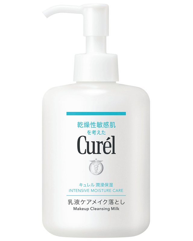 花王 キュレル 潤浸保湿 乳液ケアメイク落とし［医薬部外品］ 200ml ￥1,650（編集部調べ）