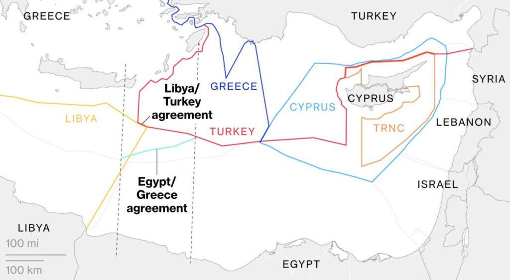 トルコの海域計画が地中海の緊張を煽る可能性