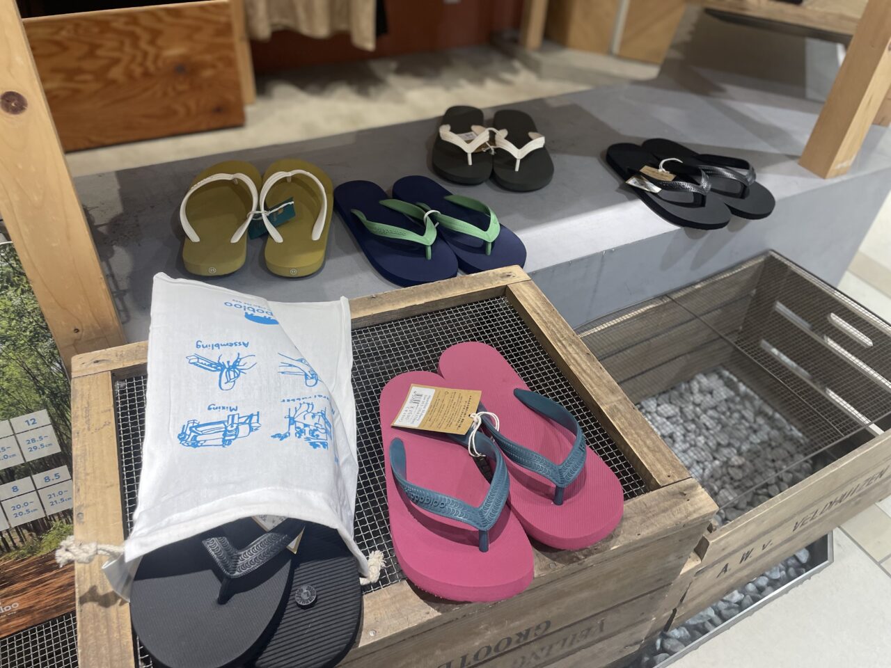 Hippoblooのビーチサンダル売り場