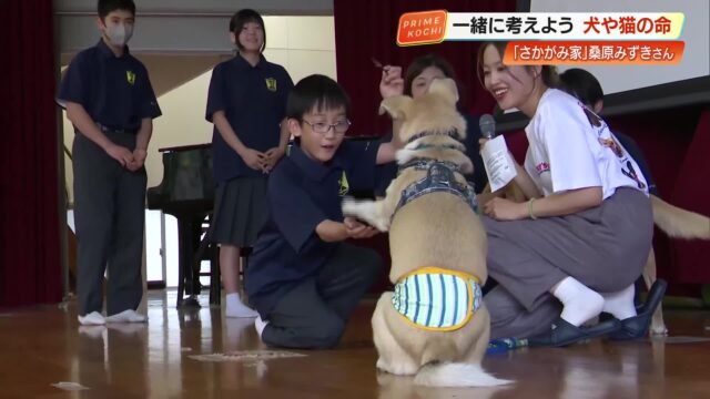 元SKE48「さかがみ家」桑原みずきさん 故郷高知で中学生に『飼う責任』伝える特別授業 « 高知のニュース – 高知さんさんテレビ 元SKE48「さかがみ家」桑原みずきさん 故郷高知で中学生に『飼う責任』伝える特別授業 « 高知のニュース - 高知さんさんテレビ