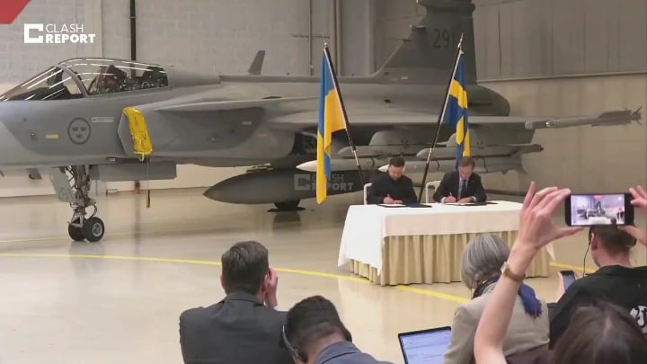スウェーデンはウクライナにJAS 39グリペンC/D戦闘機16機を提供し、最初の航空機は今後10か月以内に到着する予定