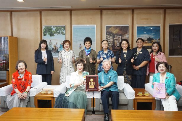 台湾女性経営者 副知事を表敬 沖縄と経済連携確認