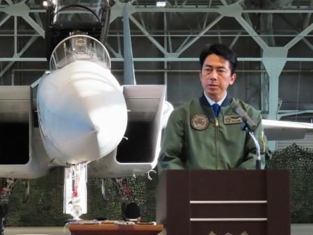 ロシア軍事動向「強い懸念」　小泉防衛相、緊急発進演習を視察