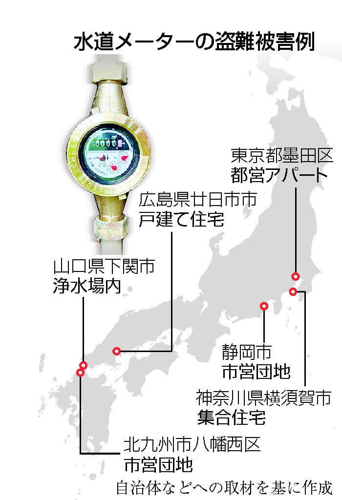 水道メーター盗難相次ぐ 価格上昇の銅使用、売却目的か―団地などの空室狙い、対応に苦慮