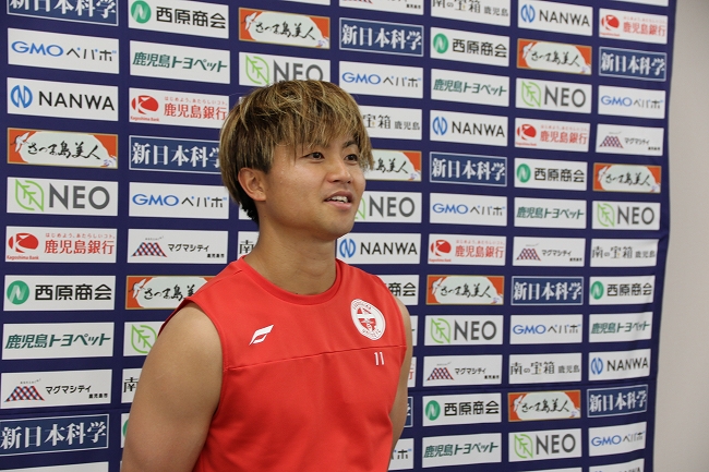 【5/13《鹿児島ユナイテッドFC》福田 望久斗選手トレーニング後コメント「まずは気持ちから。パッションを出していかないと」】 : KAGOSHIMA SOCCER MAGAZINE“カゴサカ☆”