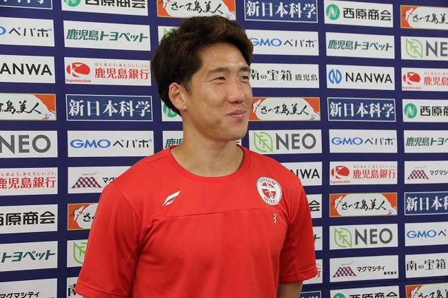 【5/20《鹿児島ユナイテッドFC》杉井 颯選手トレーニング後コメント「自分の良さを出すことがチームの勝利につながる」】 : KAGOSHIMA SOCCER MAGAZINE“カゴサカ☆”
