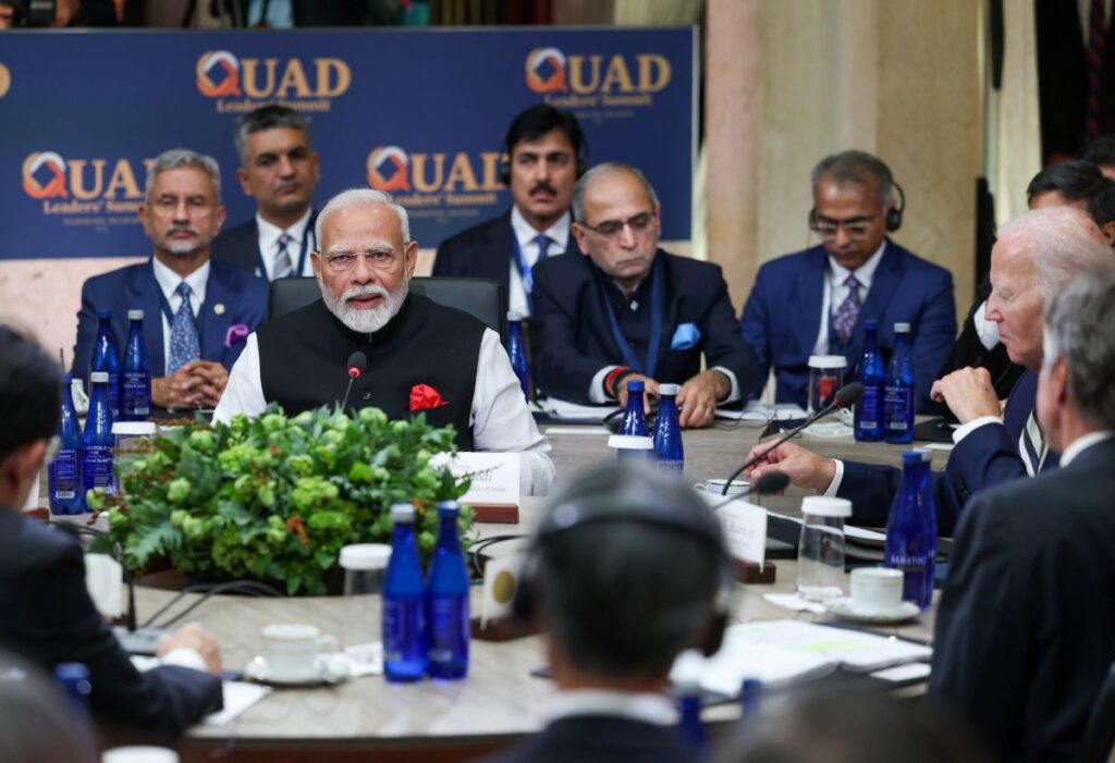 Quad Indian PM office rs