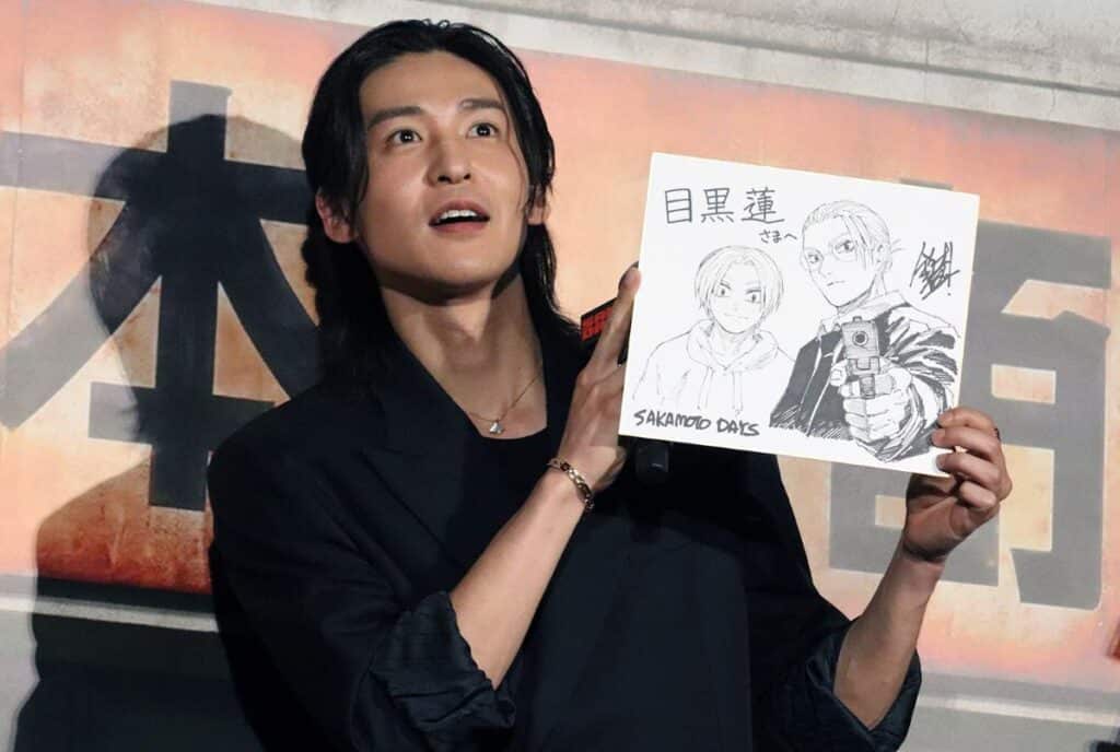 『SAKAMOTO DAYS』初日舞台挨拶 （目黒蓮）写真：The Hollywood Reporter Japan