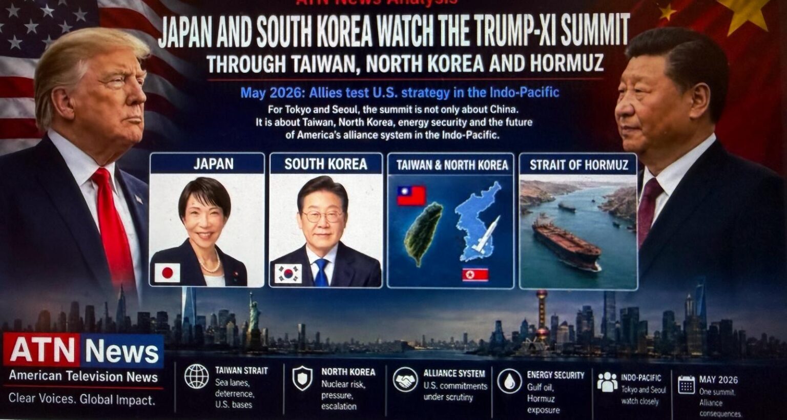 日本と韓国、台湾・北朝鮮・ホルムズをめぐる視点からトランプ・習近平会談を注視 | INPS Japan