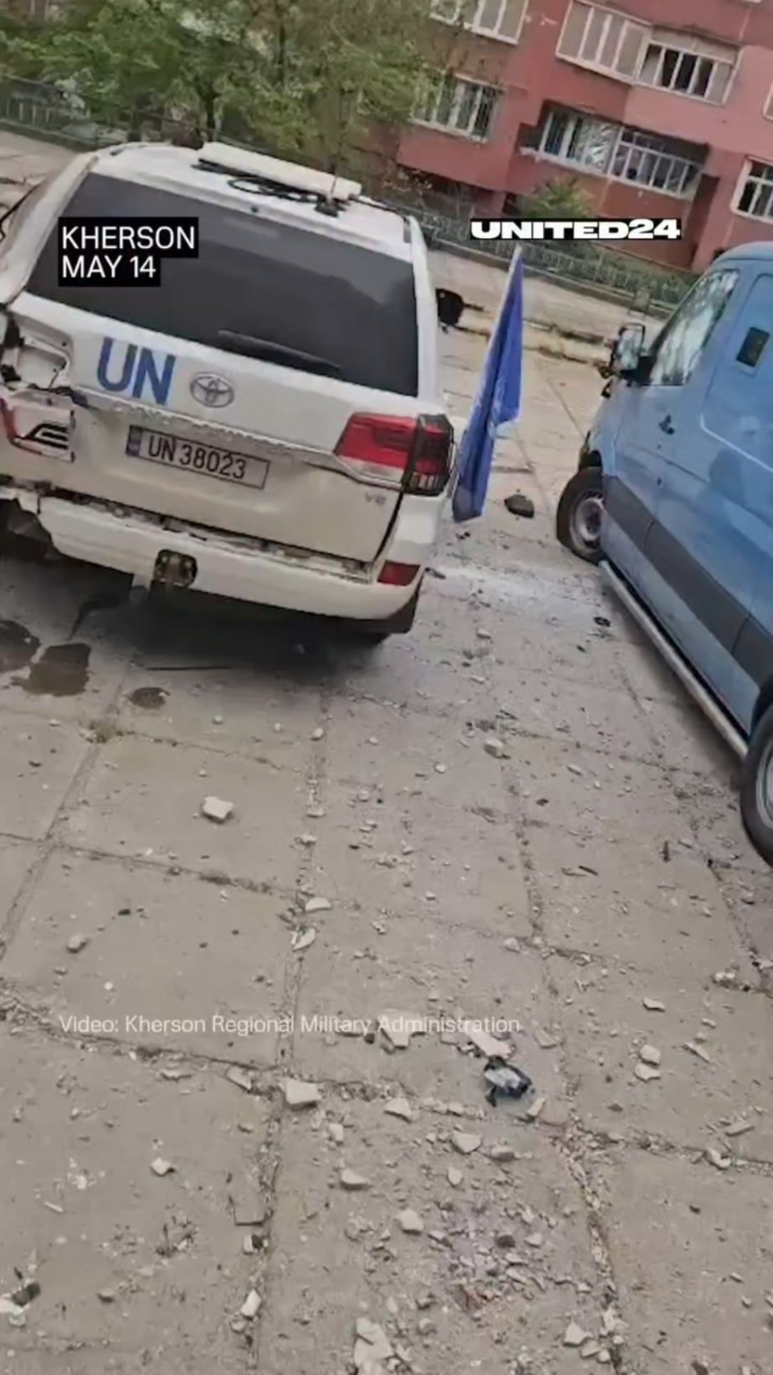 国連車両に対するロシアの攻撃は戦争法違反である