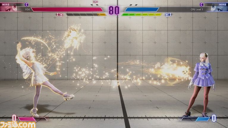 『スト6』イングリッド先行プレイリポート!強力かつトリッキーな飛び道具と必殺のビームで多彩な遠距離戦を展開する砲台キャラ。新たなアバター用オンライン対戦機能も紹介