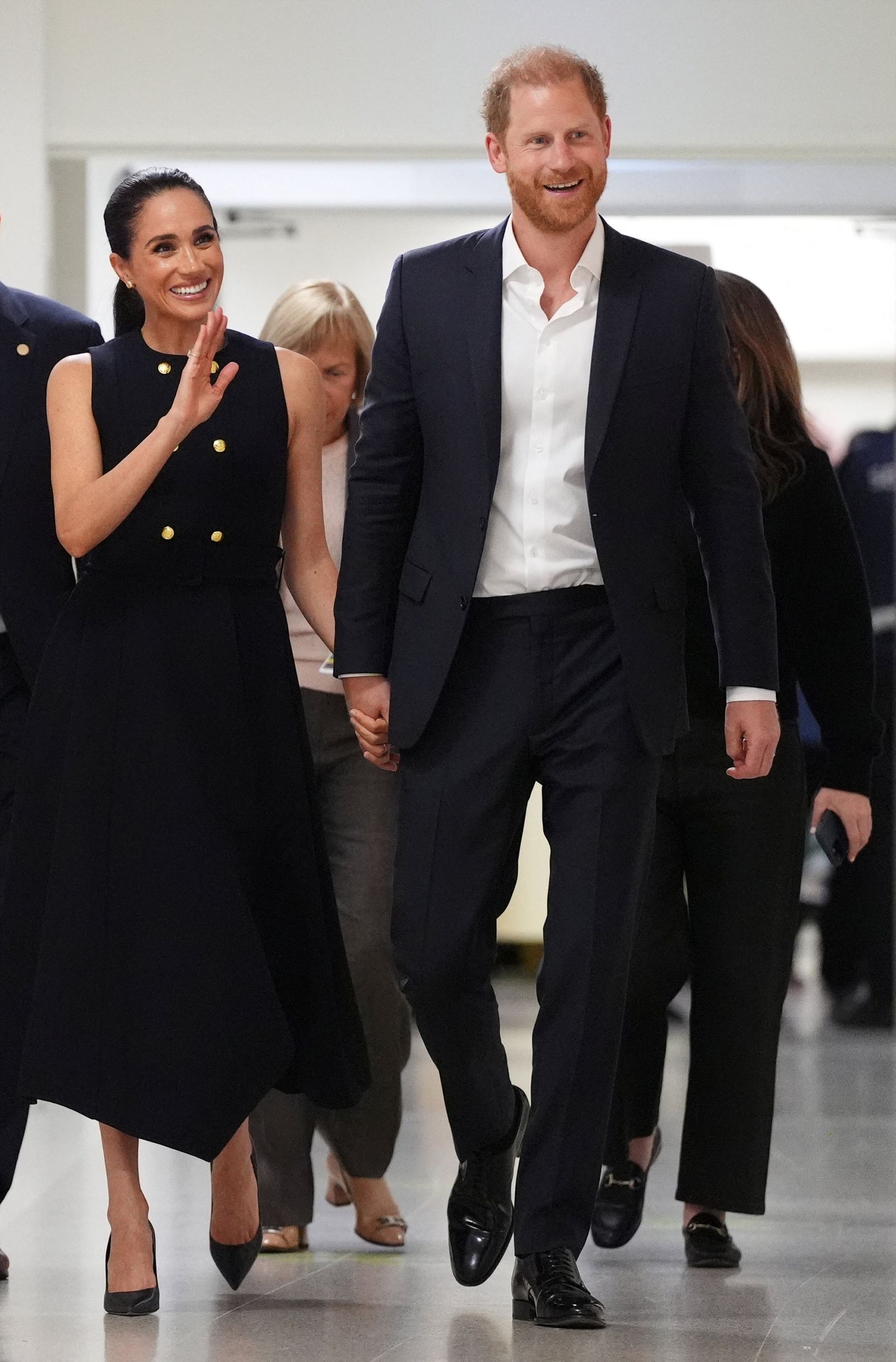 メーガン妃、ヘンリー王子Prince Harry and Meghan the Duke and Duchess of Sussex visit the Royal Children's Hospital in Melbourne...