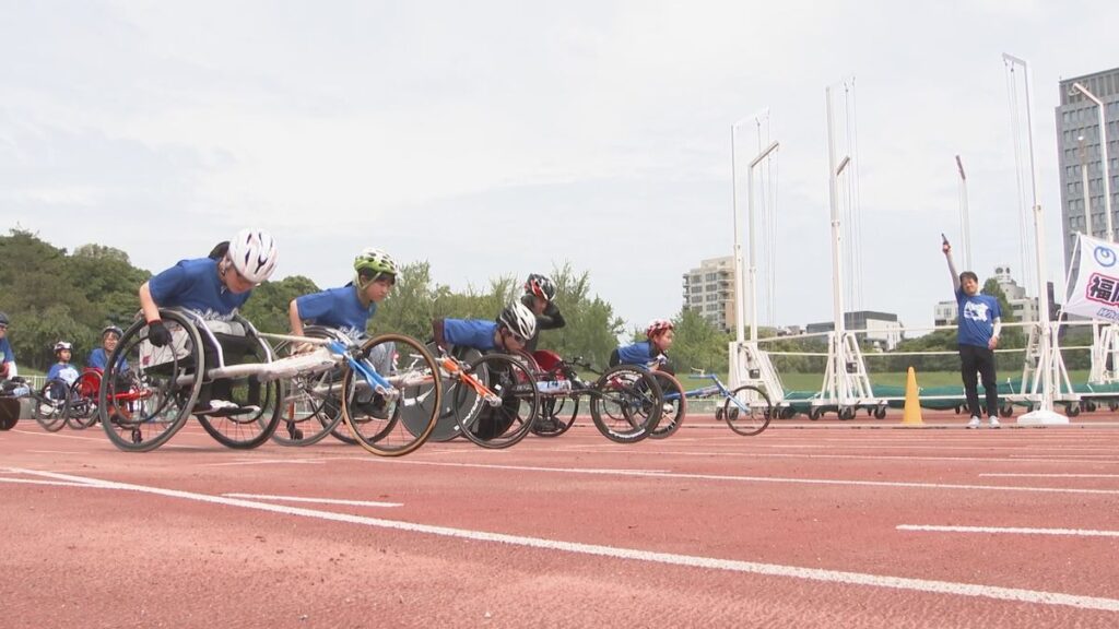 パラスポーツを身近に感じて 福岡市で車いす陸上の記録会(2026年5月24日掲載)|FBS NEWS NNN 共有