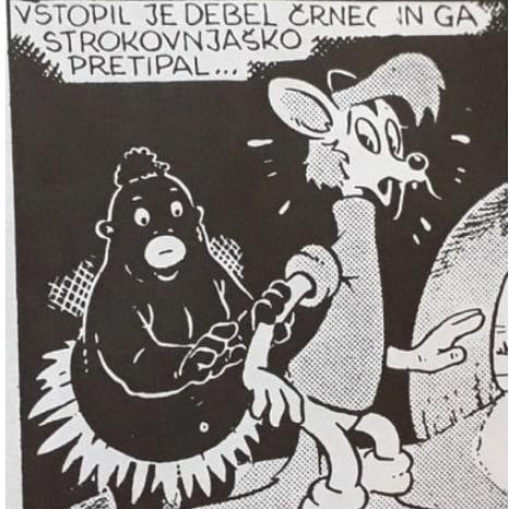 ミキ・ムストロの古い漫画を読みに行って、このページを見つけました。