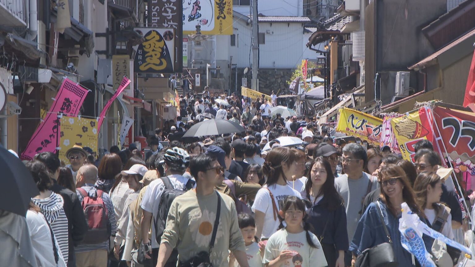 人気うどん店には長蛇の列…好天のGW終盤、観光地は多くの人でにぎわう　香川 | KSBニュース | KSB瀬戸内海放送