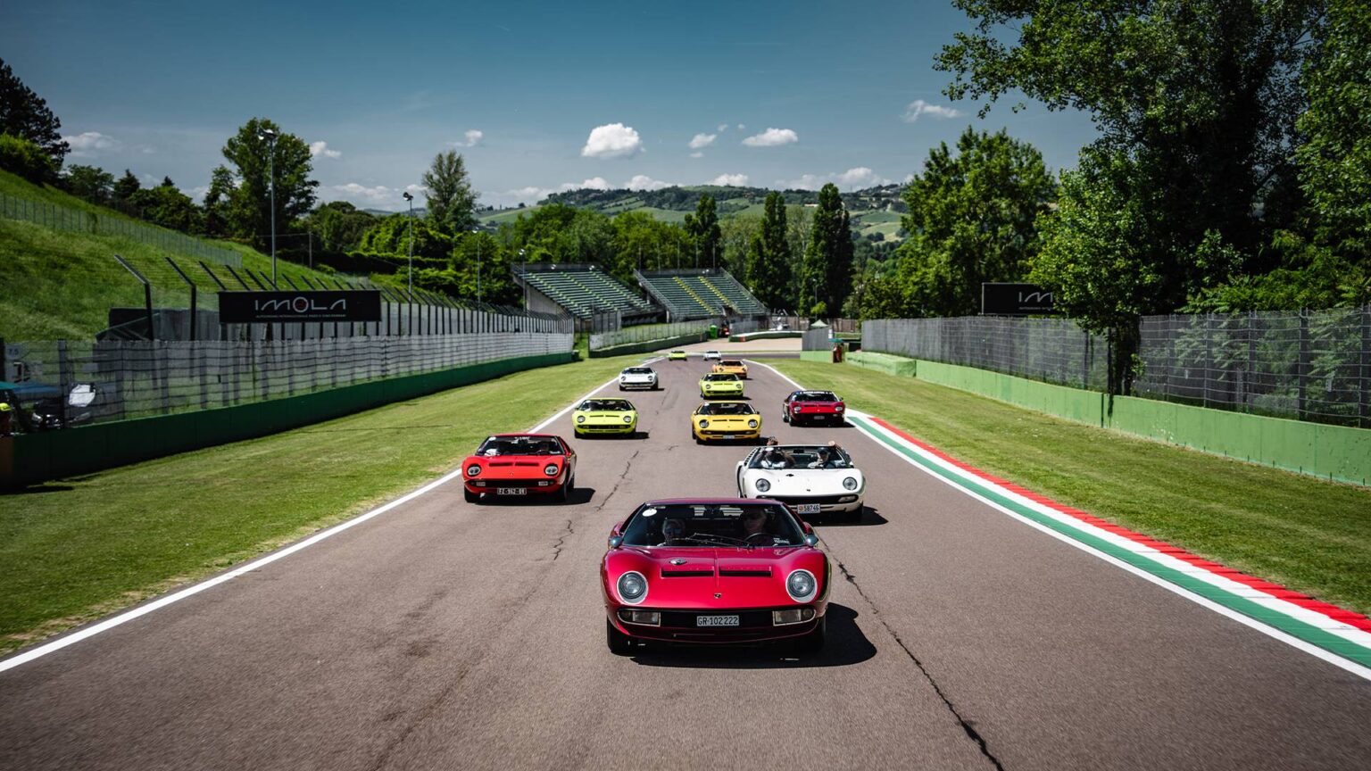 Lamborghini Polo Storico Miura 60th Anniversary Tour in Italy