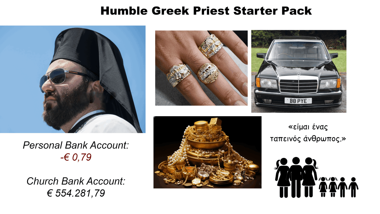 謙虚なギリシャの司祭スターターパック