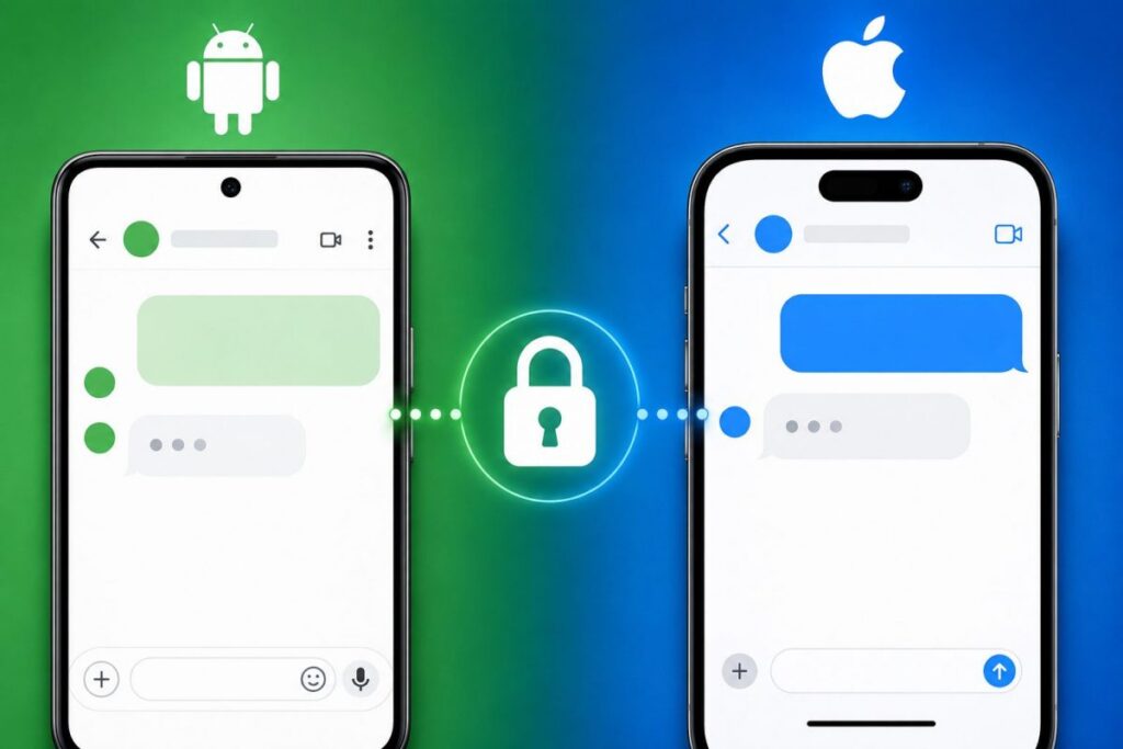 AndroidとiPhone間でエンドツーエンド暗号化されたテキストメッセージが送信可能に! – GetNavi web AndroidとiPhone間でエンドツーエンド暗号化されたテキストメッセージが送信可能に!