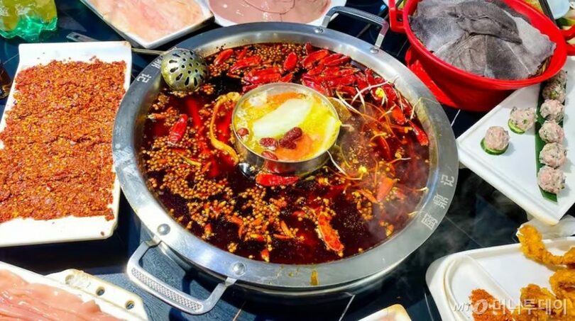 韓国国内の「Cフード」ブームをけん引した火鍋料理(c)NEWSIS/MONEYTODAY