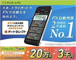 インヴァスト証券「トライオートFX」の公式サイトはこちら！