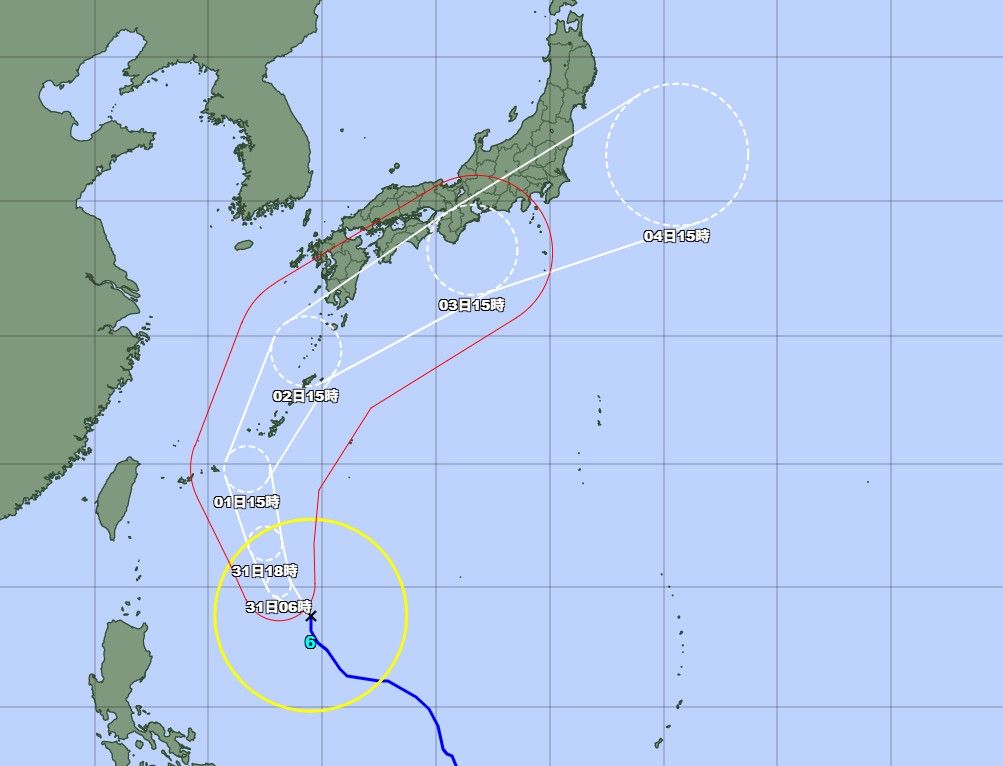 【台風6号】沖縄本島地方は1日午後から暴風か　沖縄気象台「一部の電柱倒壊の恐れも」厳重な警戒呼びかけ（30日午後6時） | 沖縄タイムス＋プラス