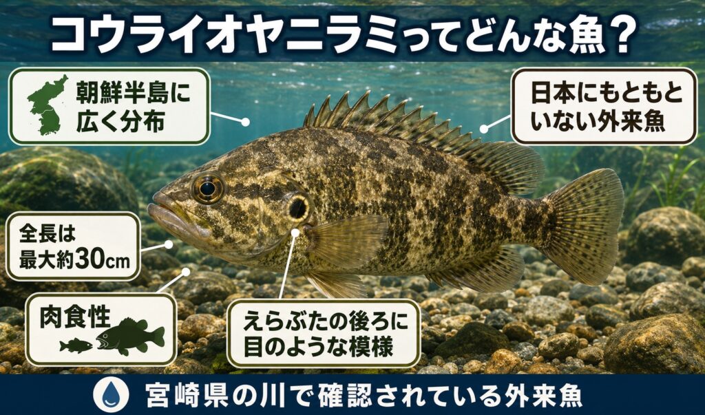 コウライオヤニラミってどんな魚?