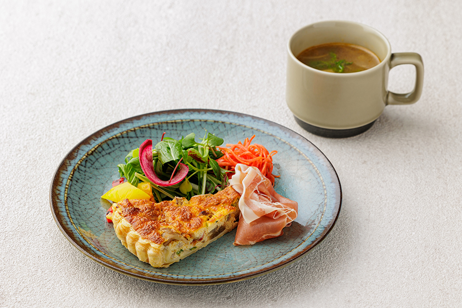 京野菜エシカルキッシュプレート1800円