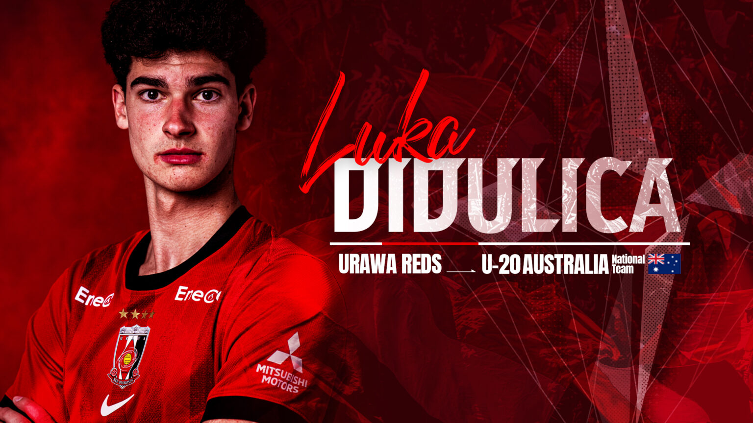 ルカ ディドゥリカ U-20オーストラリア代表選出のお知らせ | URAWA RED DIAMONDS OFFICIAL WEBSITE ルカ ディドゥリカ U-20オーストラリア代表選出のお知らせ
