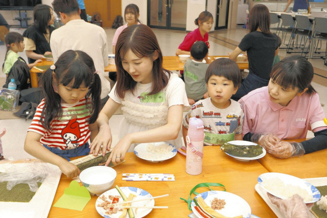 白山麓の自然・食 親子で満喫 吉野谷で体験教室