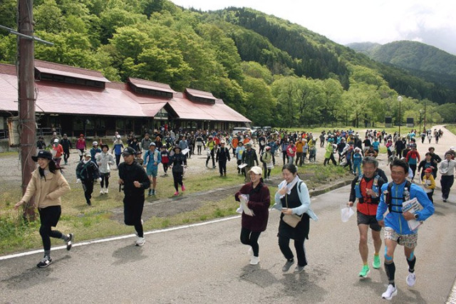 天空ロゲイニング 新緑の利賀（富山）２４４人駆ける