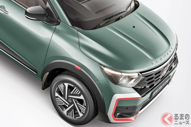 軽より安い「新車100万円以下」の3列シートミニバン!? 日産「ノート」より小さい「新型グラバイト」に期待大！ タフなSUVデザイン×全長4mの「超小型＆格安」インドモデル どんなクルマ？