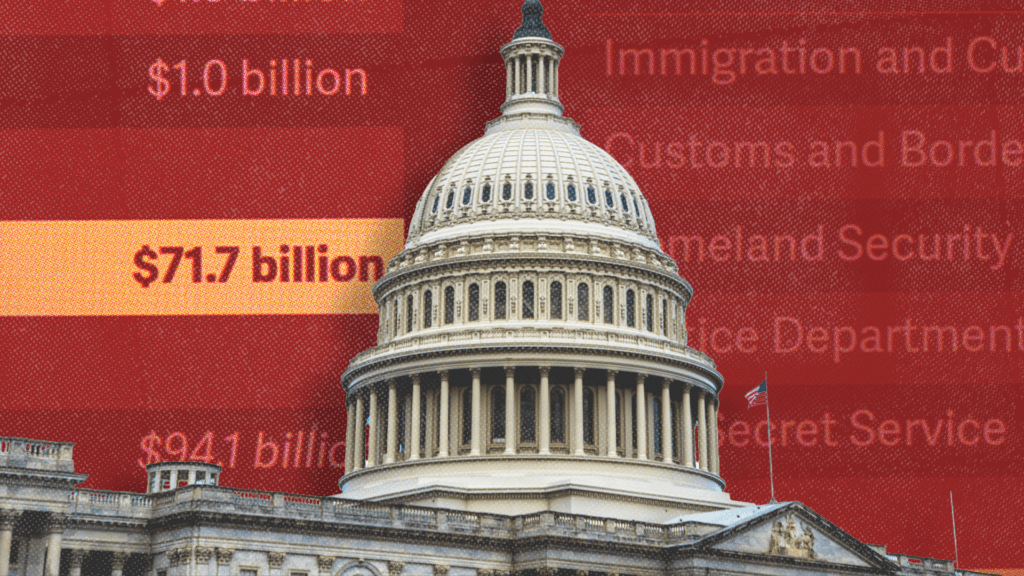 共和党は720億ドルの法案を1ドル残らず借り入れてICEとトランプ大統領の宴会に資金を提供したいと考えている