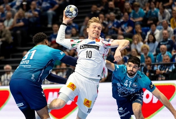 写真2025/26 Machineseeker EHF男子ハンドボールチャンピオンズリーグのマグデブルクとセゲドの試合の様子、写真出典=欧州ハンドボール連盟