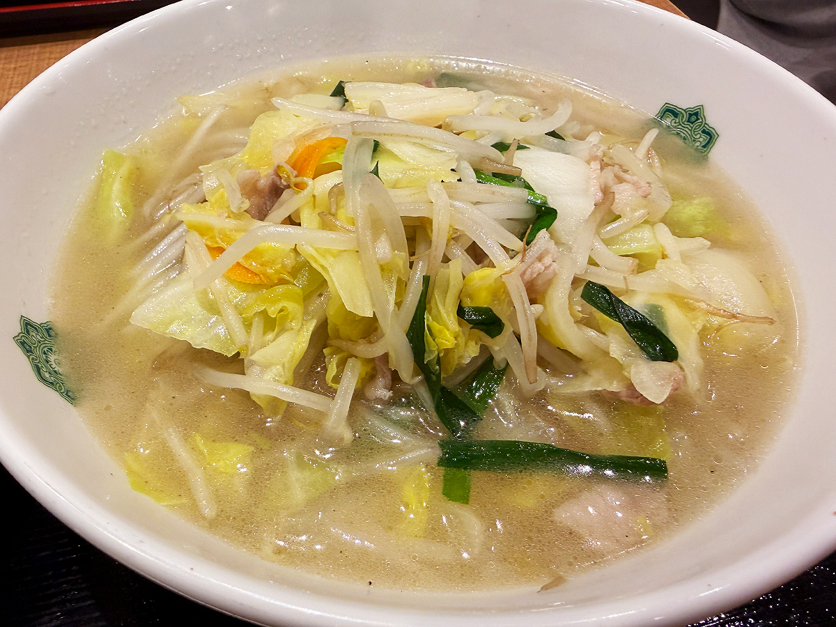 熱烈中華食堂日高屋 新潟駅前店　野菜タンメン
