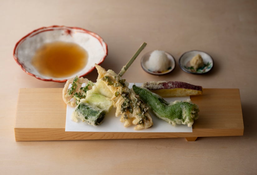 季節の京野菜天ぷら5種：1,000円（税込）／提供画像
