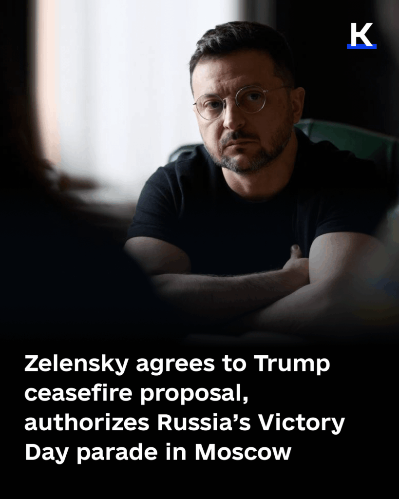 ゼレンスキー大統領、トランプ停戦提案に同意、ロシア戦勝記念日のモスクワでのパレードを承認