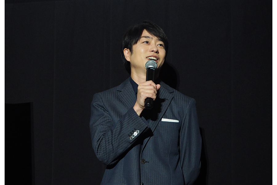 映画の舞台挨拶では2018年以来に来阪した櫻井翔（2023年3月29日・大阪市内）