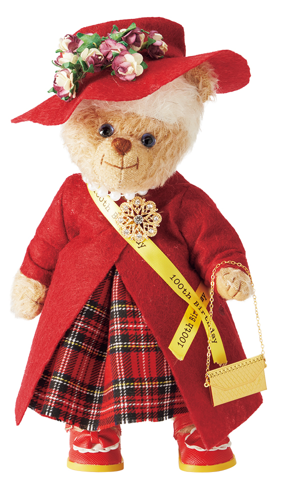 DoDoベアーズ エリザベス女王誕生100周年記念限定ベア（約25cm）187,000円【1体・現品限り】