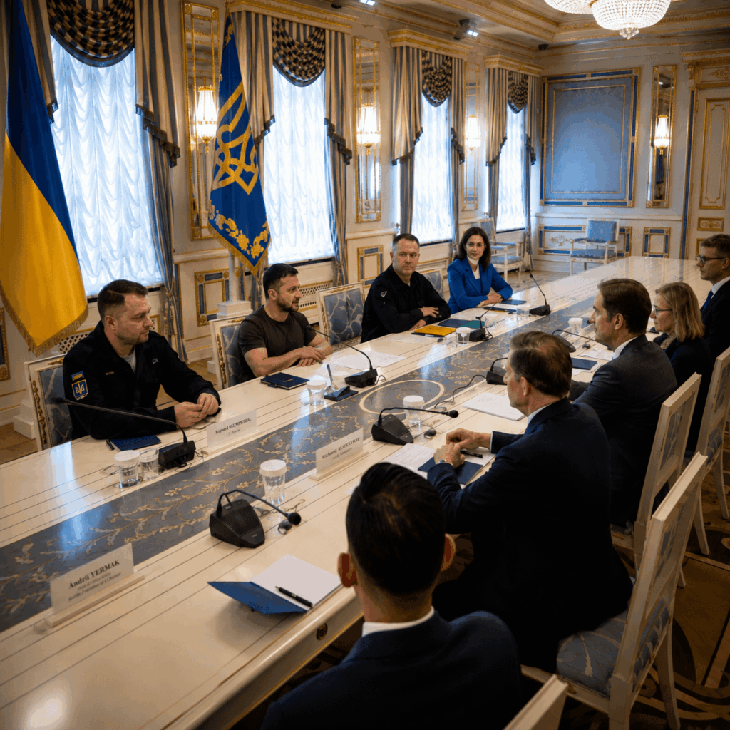 ゼレンシキー大統領は本日、米国議員らと会談し、ロシアの攻撃が激化する中でのウクライナ防衛の優先事項、防空、戦略的支援の継続に焦点を当てた。 ゼレンシキー大統領は本日、米国議員らと会談し、ロシアの攻撃が激化する中でのウクライナ防衛の優先事項、防空、戦略的支援の継続に焦点を当てた。