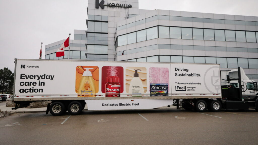 Kenvue Canada and Fuel Transport launch pilot to test dedicated urban electric delivery route
