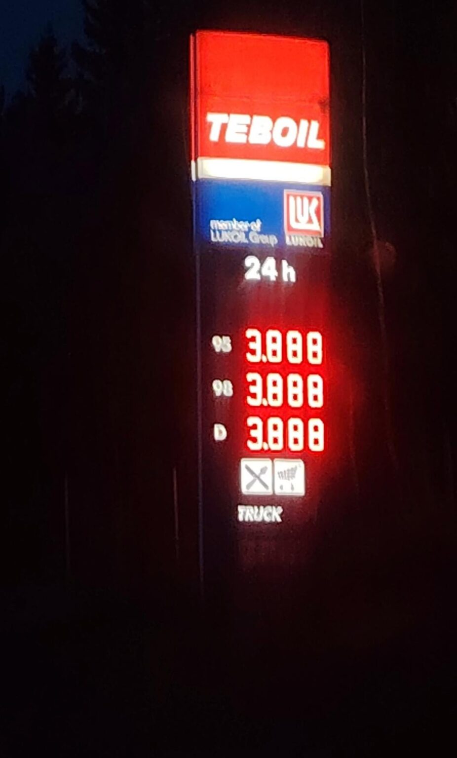 タンペレのガソリン価格!?
