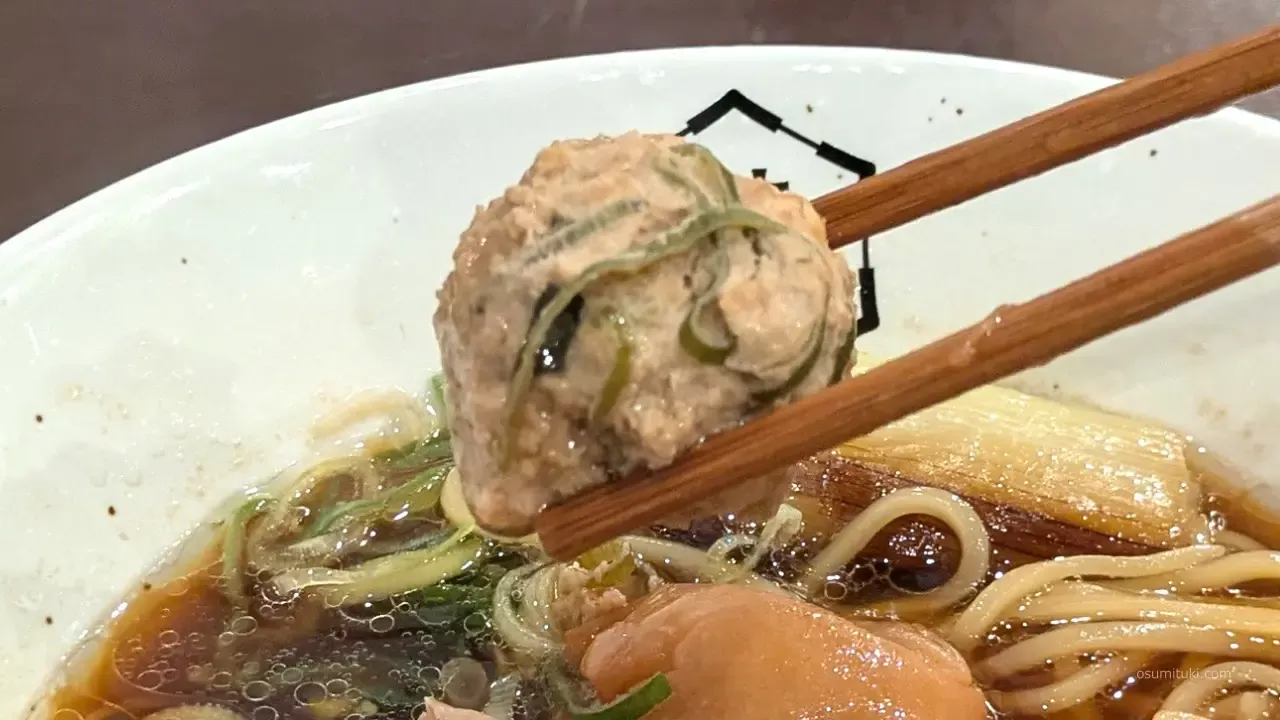 京都産合鴨チャーシューと合鴨つくね