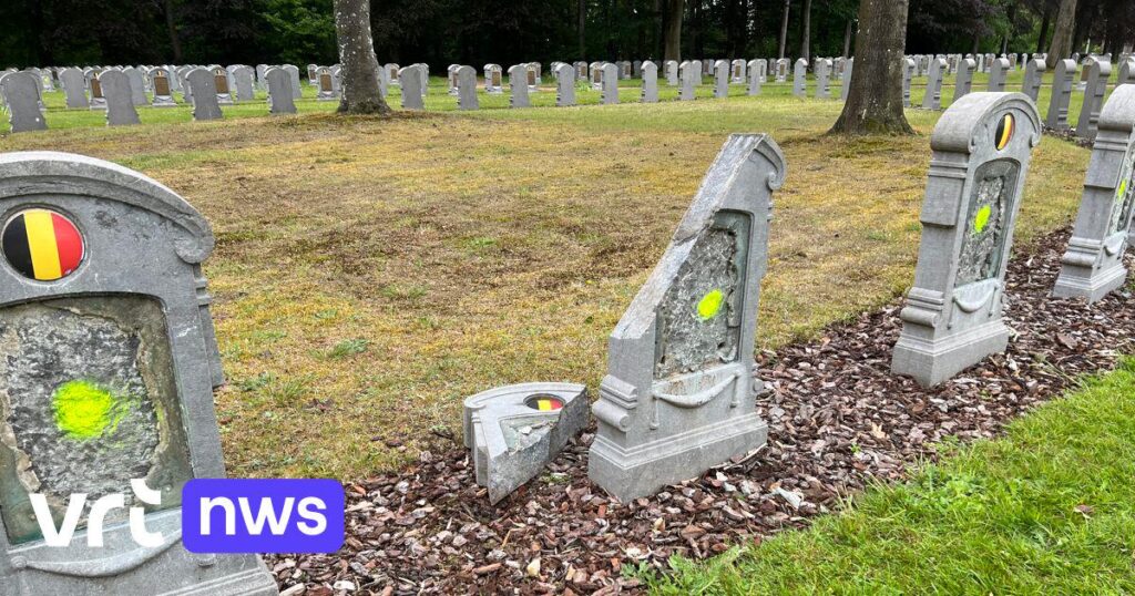 「すべての墓を修復するには何か月もかかるだろう」：戦争遺産研究所、ホートルストの損傷した兵士の墓に対応 | VRT NWS ニュース