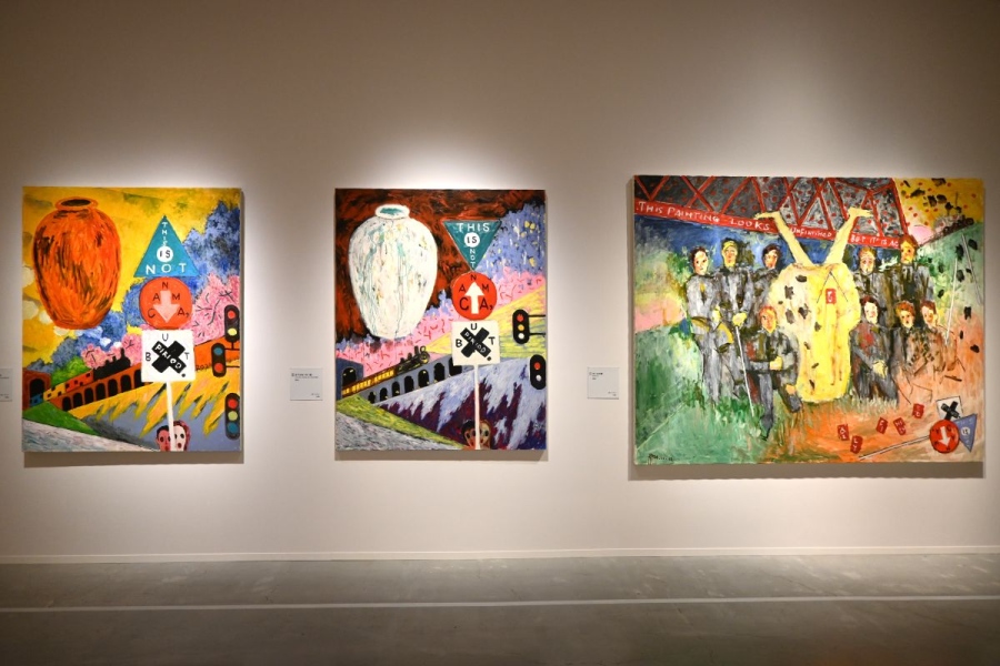 90歳横尾忠則「僕の終末絵画」パワフルな連作と止まらない遊び心『連画の河』が神戸に | Lmaga.jp