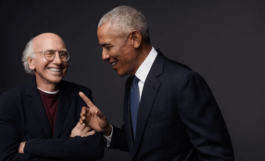 バラク・オバマとラリー・デイビッドがHBOの新番組でアメリカの歴史に混乱をもたらす