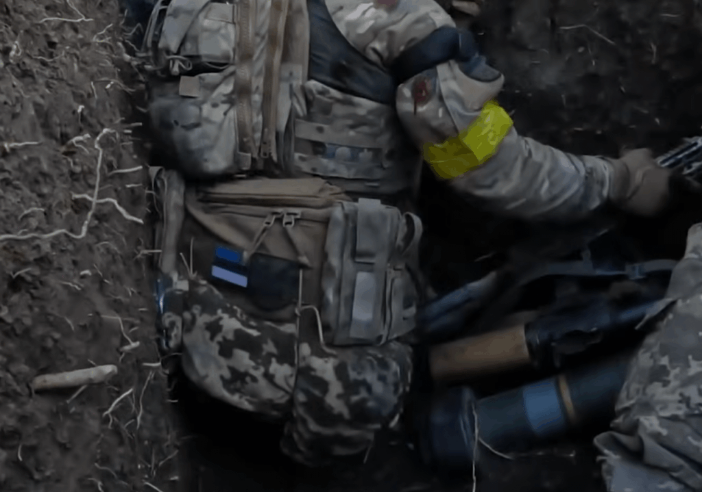ウクライナでのエストニア兵士のビデオ