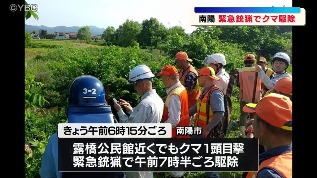 クマの目撃情報が相次ぎ猟友会が緊急銃猟でクマ1頭を駆除 山形県南陽市(2026年6月17日掲載)|YBC NEWS NNN 共有