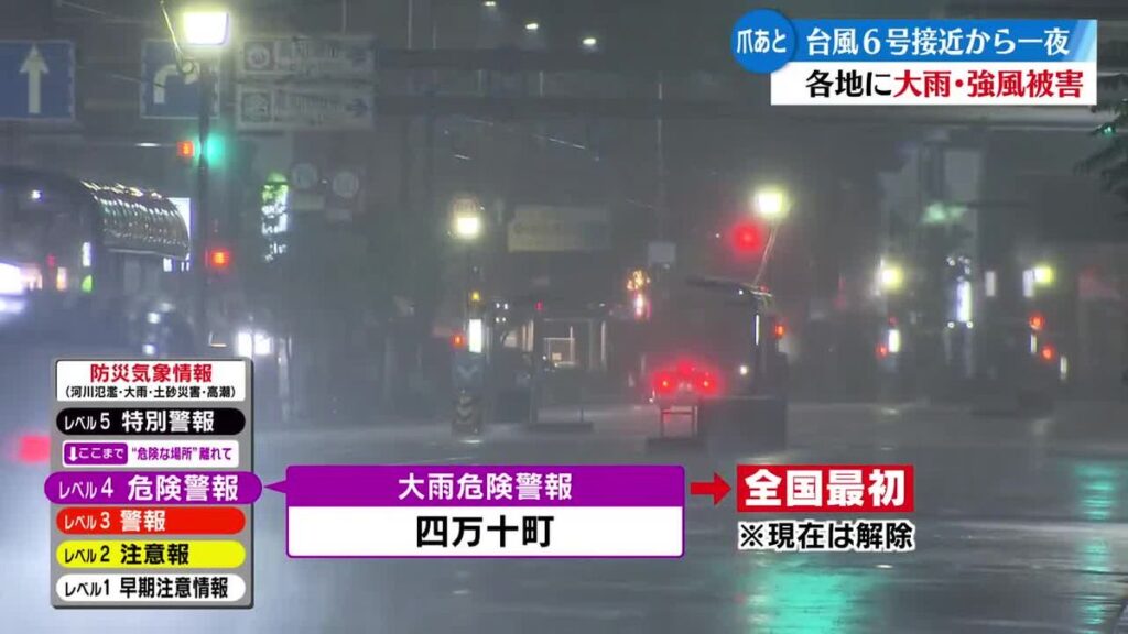 《台風6号被害》高知県内各地で道路冠水や土砂崩れ【高知】(2026年6月3日掲載)|RKC NEWS NNN 共有