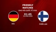 2026年6月1日に行われるドイツ対フィンランドの親善試合の試合プレビューとライブ中継。