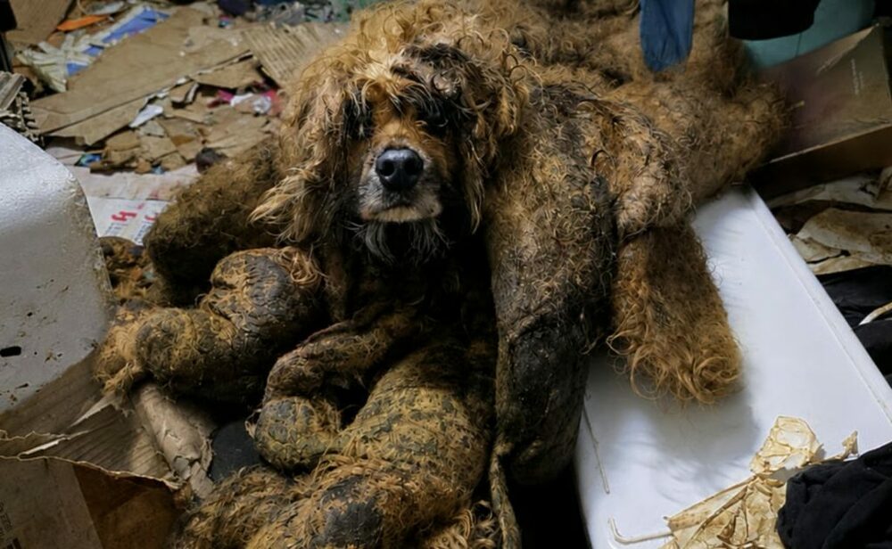 「30年で一番の惨状」全身を覆う7キロの汚物毛から救出された犬…韓国・顔さえ見えなかった「コドリ」を襲う非情な現実　写真枚　国際ニュース：AFPBB News